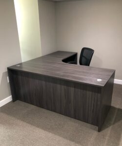 L-Desk in Coastal grey
